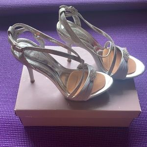 Bakers - Silver Stiletto Size 6 Womens